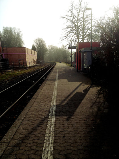 Am Bahnsteig in Blieskastel-Lautzkirchen
